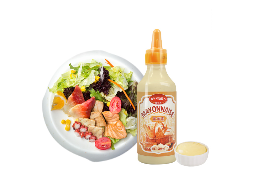 250g Plastic Bottle Ketchup Vegan Salad Dressing Mayonnaise Sauce