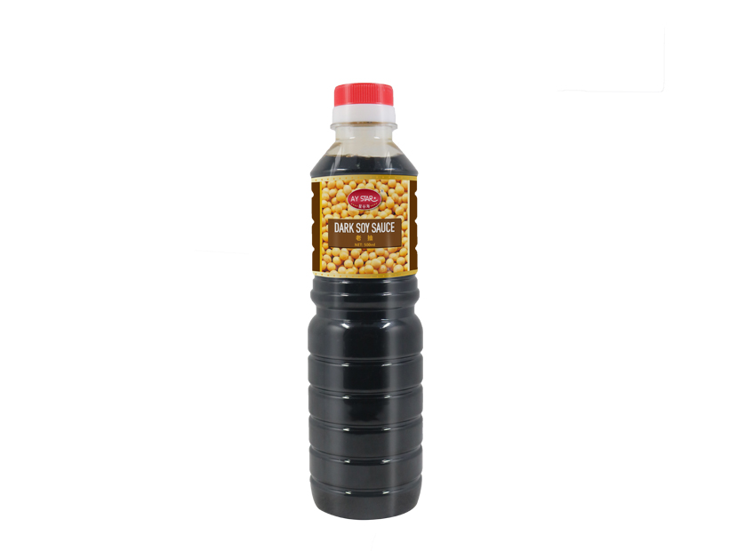 500ml Pet Bottle Condiment Seasoning Halal Certified Sauces Dark Soy Sauce