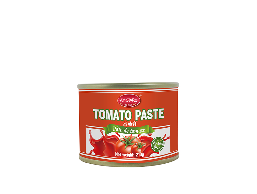 600g Bulk Low Price Bulk Drums Packaging 28-30% Brix Fresh Natural Tin Tomato Paste