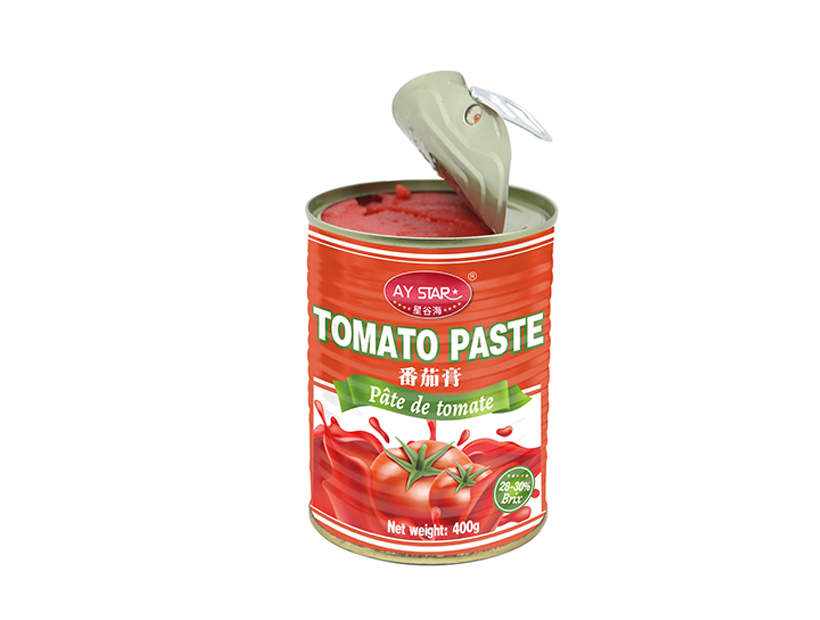 210g 28-30% 36-38% Brix Easy Open Canned Concentrate Tomato Paste Sauce
