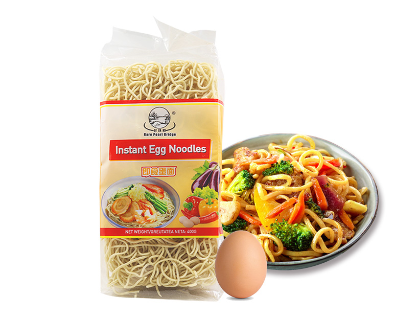 400g Wholesale Chow Mein HACCP Halal Quick Cooking Fried Egg Noodles