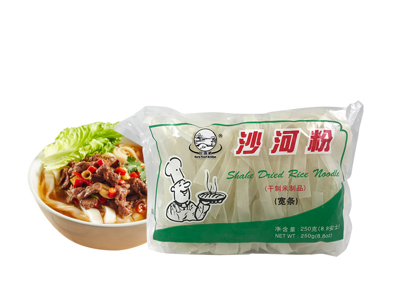 250g 10mm OEM Brand Organic Private Label Dried Shahe Rice Noodle