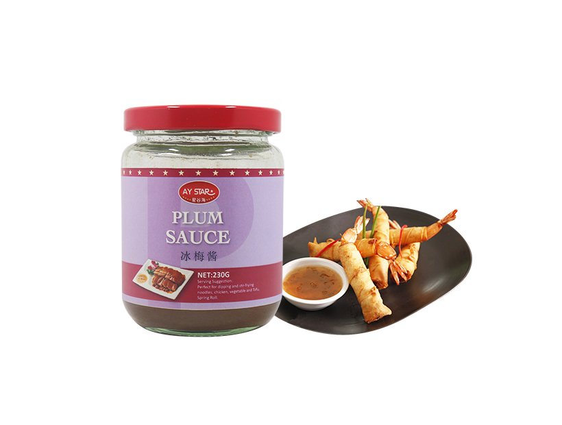 230g Food Companies OEM Brand Free Sample Premium Kosher Chinese Plum Sauce