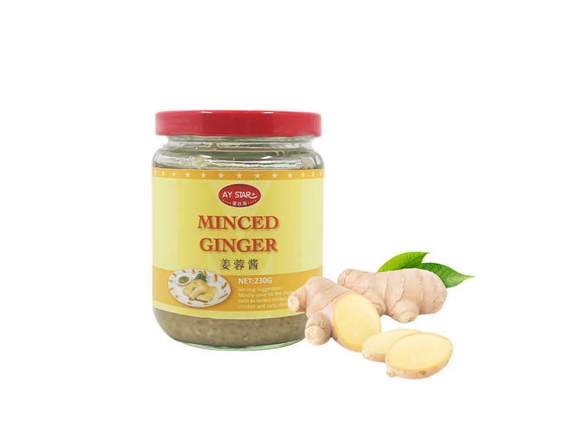 230g Asian Foodstuff Halal Cooking Dipping Food Seasoning Minced Ginger Sauce