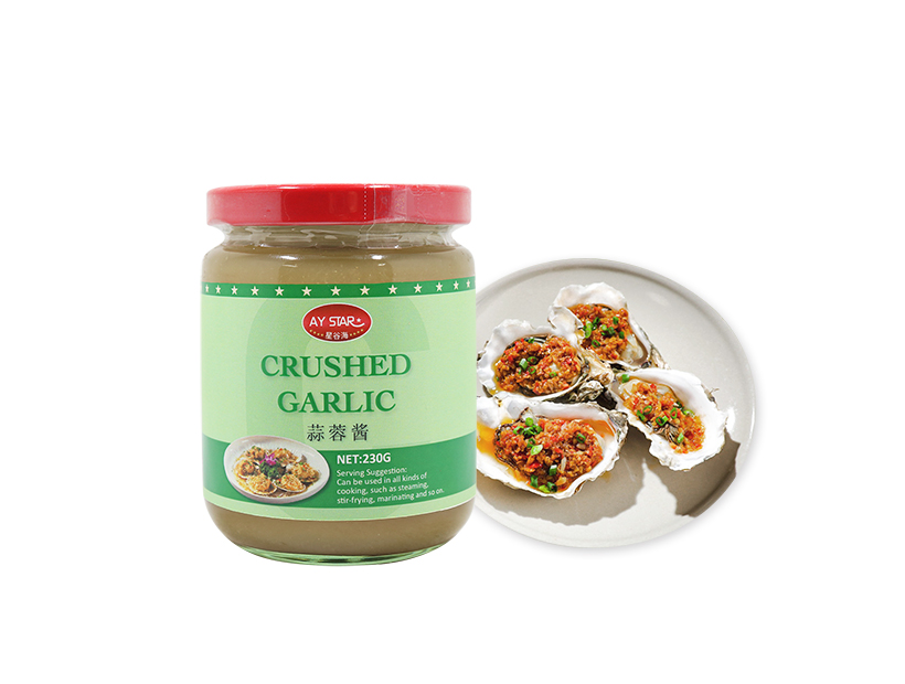 230g Manufacturer Healthy Convenient Bakery Roasted Crushed Garlic Sauce