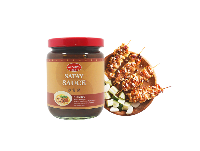 230g Bulk Sale Factory Supply Classic Asian Flavor Cooking Halal Satay Sauce