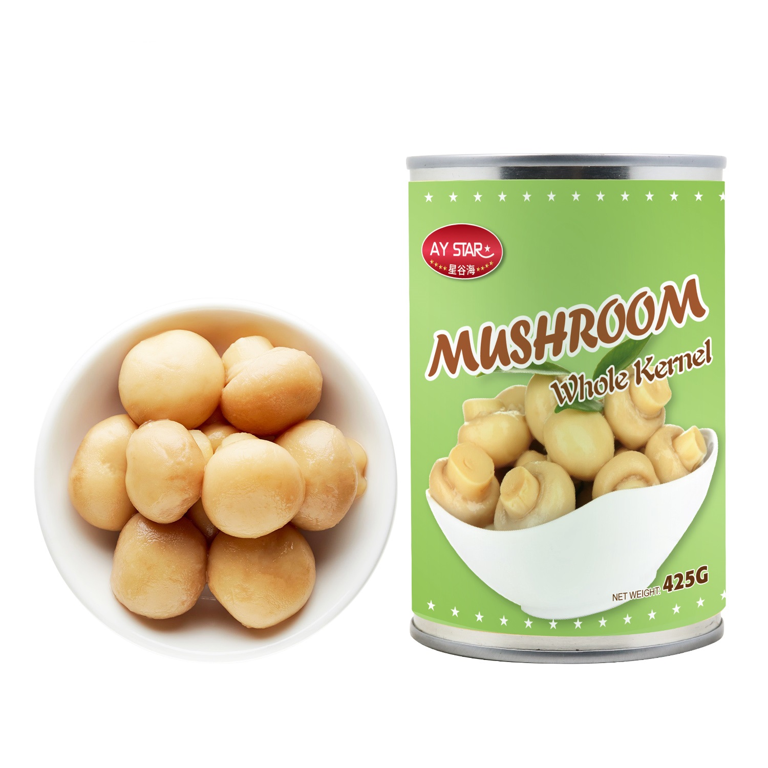 425g Easy Open Canned Fresh Vegetable Sliced Mushroom Canned Wholesale Food