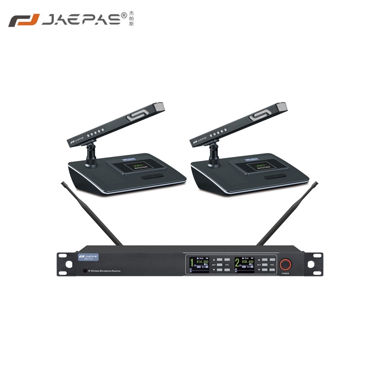 One drag two wireless conference microphone X87-2 square