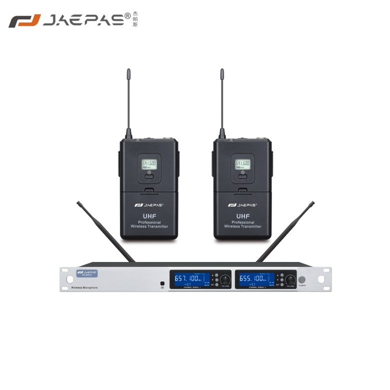 One drag two wireless Bodypack microphone SL82-2 square