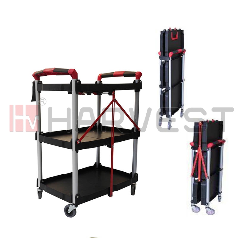 N10127 PLASTIC SERVING TROLLEY 3 LEVELS