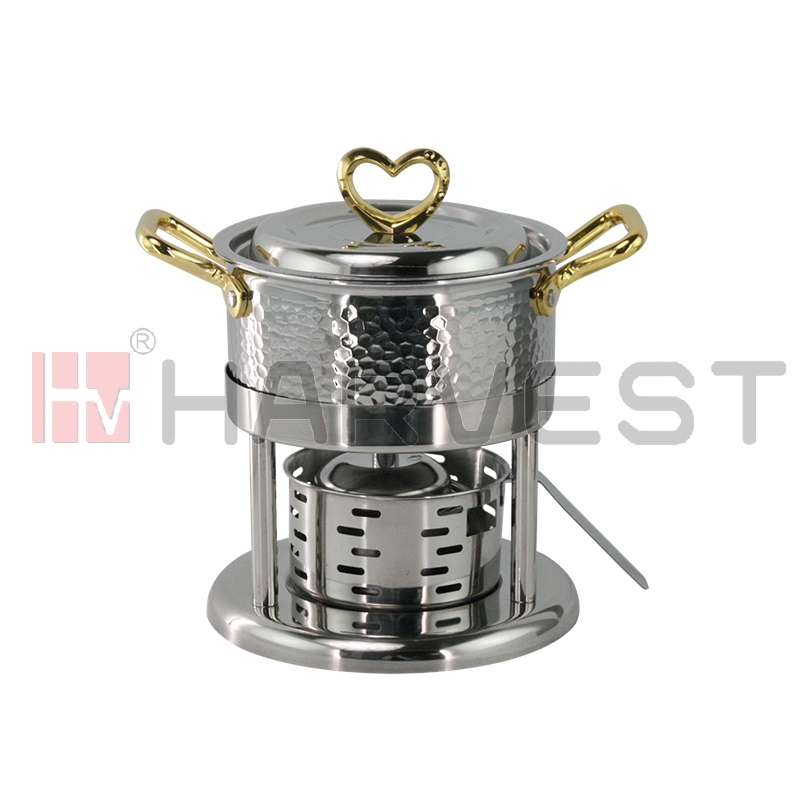 E20793 3-LAYER S/S MINI HOT POT SET