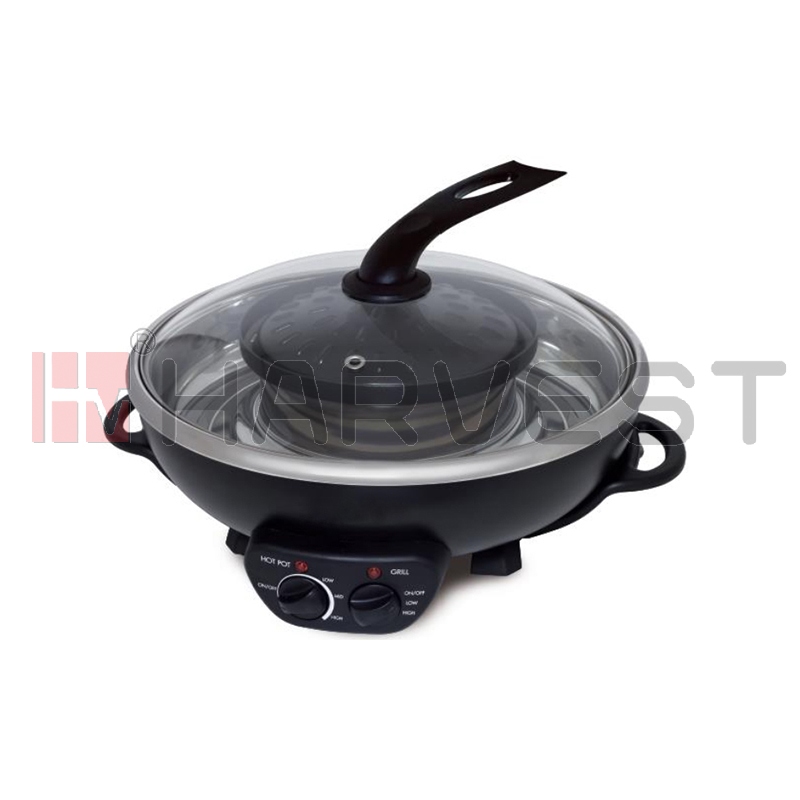 E24255    4.5L ELECRIC STEAMBOAT WITH BBQ GRILL