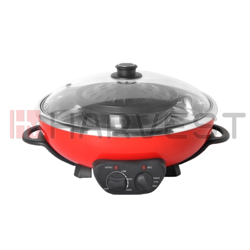 E24255    4.5L ELECRIC STEAMBOAT WITH BBQ GRILL