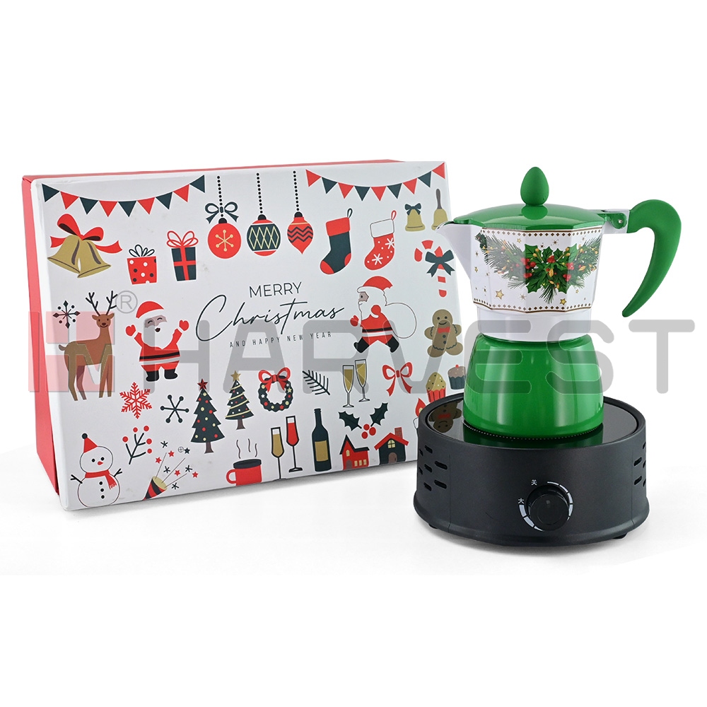 C40065GR MOKA POT COFFEE MAKE SET