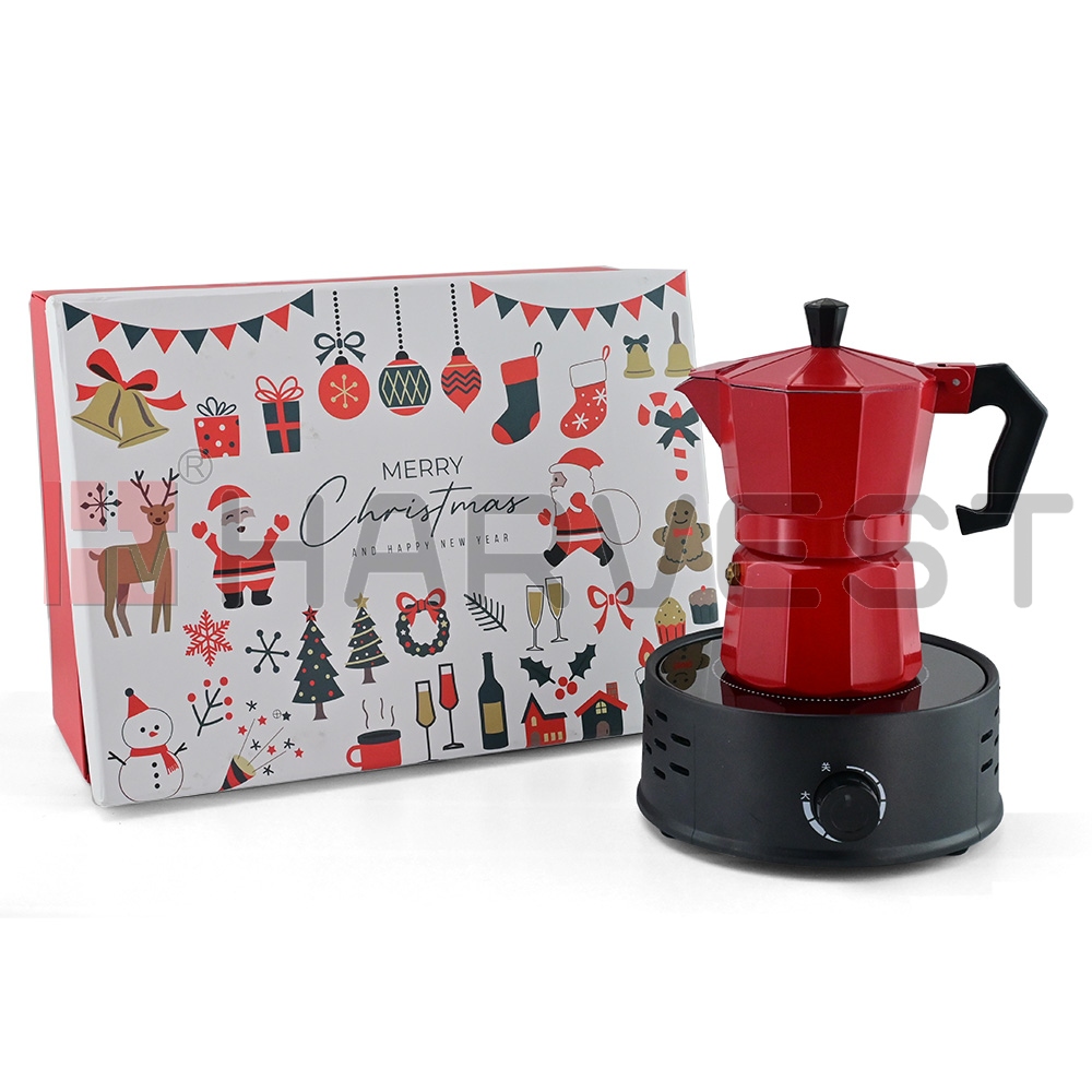 C40066RDP MOKA POT COFFEE MAKE SET