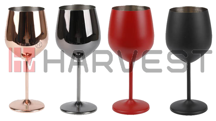 B15712BZB/B15712RG/B15712G/B15712R/B15712BLA S/S RED WINE CUP