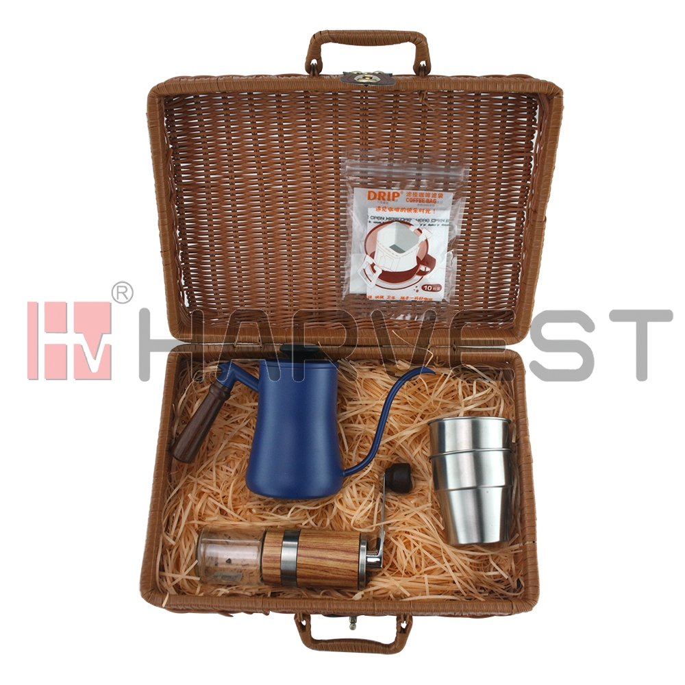 C40083BLU HAND MADE COFFEE MAKER SET