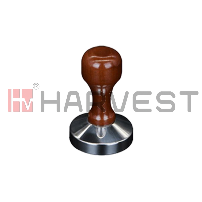 C21325-C21327 COFFEE TAMPER  W/WOODEN HANDLE