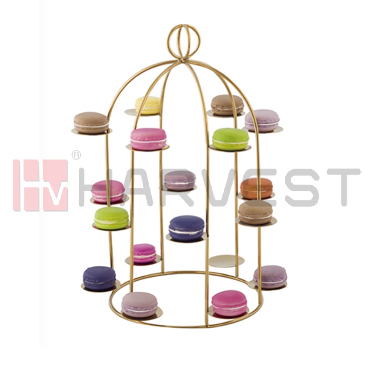 D17816 CAGE SHAPE PASTRY RACK