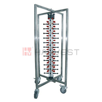 N11001-N11002 S/S PLATE TROLLEY-48 HOLDERS