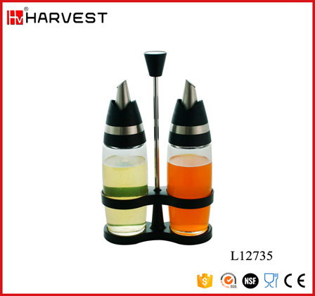 L12735 OIL & VINEGAR SET WITH RACK