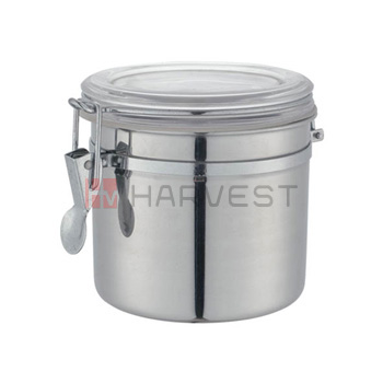 H10601-H10605 S/S AIRTIGHT CONTAINERS W/PS COVER