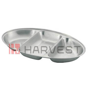 G18401-G18402 OVAL VEGETABLE DISH 3-DIVISION