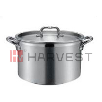 F10321-F10328 ALUM.STOCK POT W/LID-SANDWICH BOTTOM