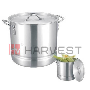 F10601-F10611 ALUM. STOCK POT W/LID AND STEAMER