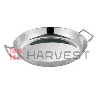 E11601-E11602 S/S FRY PAN(DOUBLE EARS)-SANDWICH BOTTOM