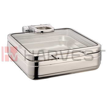 Model:A11162A Name:2/3 SIZE INDUCTION CHAFER TOP W/GLASS WINDOW LID Specification: CHAFER DISH  SPEC