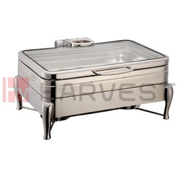 Model:A11161D Name:FULL SIZE INDUCTION CHAFER SET W/GLASS WINDOW LID Specification: CHAFER DISH  SPE