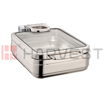 Model:A11163A Name:HALF SIZE INDUCTION CHAFER TOP W/GLASS WINDOW LID Specification: CHAFER DISH  SPE