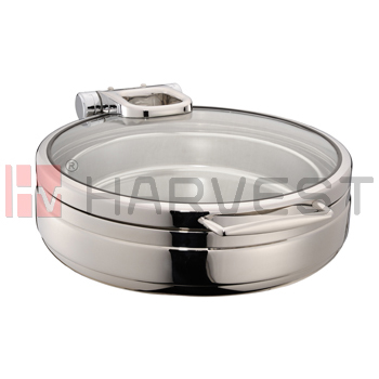 Model:A11164A Name:ROUND INDUCTION CHAFER TOP W/GLASS WINDOWED LID Specification: CHAFER DISH  SPEC.