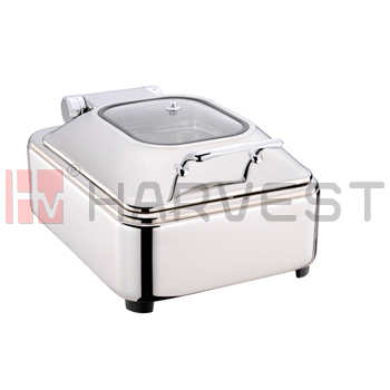 A11146C   MECHANICAL INDUCTION CHAFING DISH W/GLASS WINDOW W/ELECTRIC HEATER