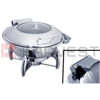 A11148  MECHANICAL INDUCTION CHAFING DISH W/GLASS WINDOW