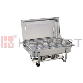 Model:A11032-3 Name:FULL SIZE CHAFER Specification: CHAFER DISH  SPEC.:1/3 3LX3, 60*35*32cm