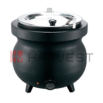 A11202 Name:ELECTRICAL S/S SOUP POT W/ BLACK IRON HOLDER
