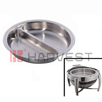 A11932 Name:ROUND DIVIDED FOOD PAN FOR ALL ROLL TOP ROUND CHAFER