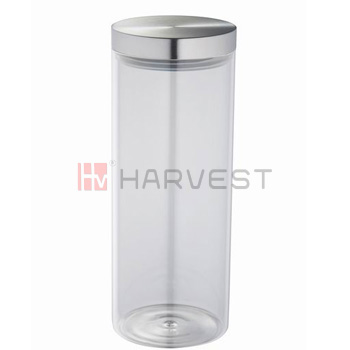 H11814 名称：玻璃储物罐(钢盖)
