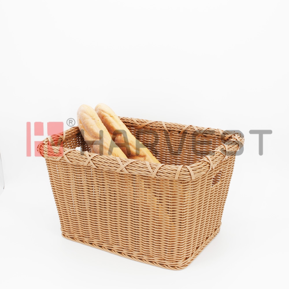 A13658  PP RECTANGLE BASKET