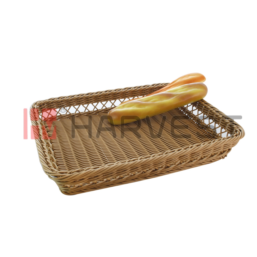 A13654  PP RECTANGLE BREAD BASKET