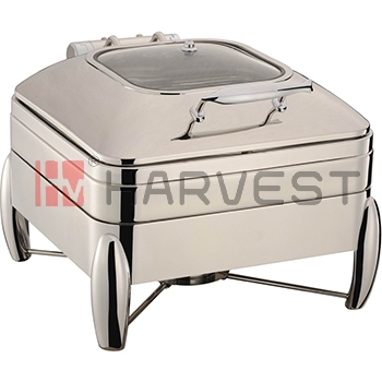 Model:A11186C Name:2/3 SIZE INDUCTION CHAFING DISH W/GLASS WINDOWED LID Specification: CHAFER DISH  