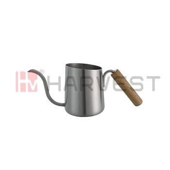 C13330 S/S COFFEE POT WITH WOODEN HANDLE