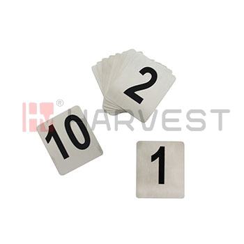 D13501-D13515 TABLE NO.SIGN SET