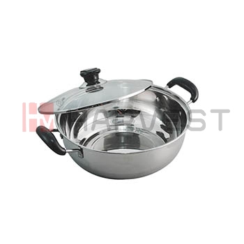 E24111-E24114  S/S SHALLOW POT WITHOUT PARTITION