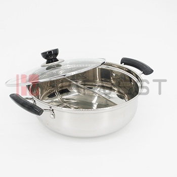 E24211-E24214 S/S SHALLOW POT WITH PARTITION