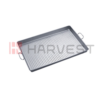 G20711  S/S CRACKER TRAY (PERFORATED)