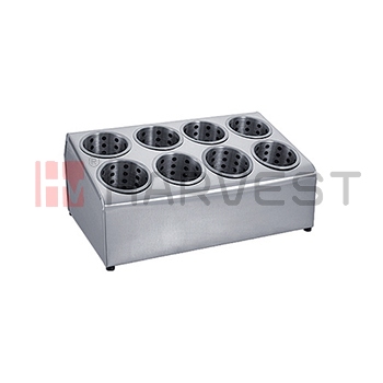 H11404-H11406  S/S FLATWARE DISPENSER W/S/S HOLDERS