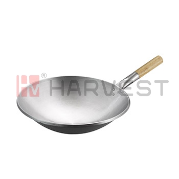 K10518 SINGLE HANDLE HAND MADE IRON WOK